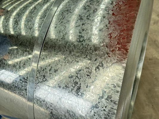 0.6m Width DX51 SPCC Grade Galvanized Steel Coils Hot Dipped RAL Color