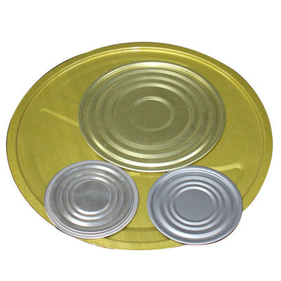 Premium 153mm Diameter Electrolytic Tinplate Lid ETP Can Lids For Food Packaging Rustproof