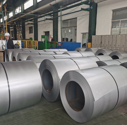 Hot Dip Aluzinc Galvanised Steel Coil For Steel Buildings Industrial Commercial Roofing