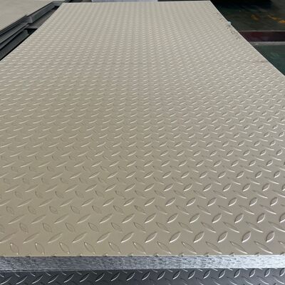 304 Diamond Pattern Stainless Steel Sheet Anti Slip Embossed Stainless Steel Plate for Flooring